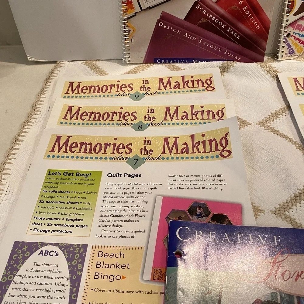 Creative Memories Design/layout ideas, catalog, and Newsletters